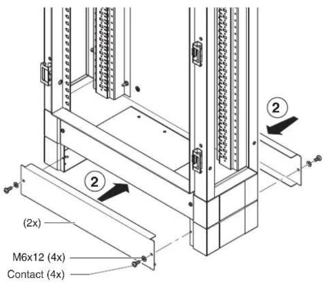 Gewiss GW45057 - MONTAGGIOZOCCOLO - ASSEMBLY OF BLOCK MOUNT - MONTAGE DU SOCLE - MONTAJE ZÓCALO - MONTAGE DER SOCKET - 4