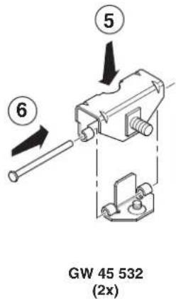 Gewiss GW45058 - MONTAGGIOZOCCOLO - ASSEMBLY OF BLOCK MOUNT - MONTAGE DU SOCLE - MONTAJE ZOCALO - MONTAGE DER SOCKEL - 17