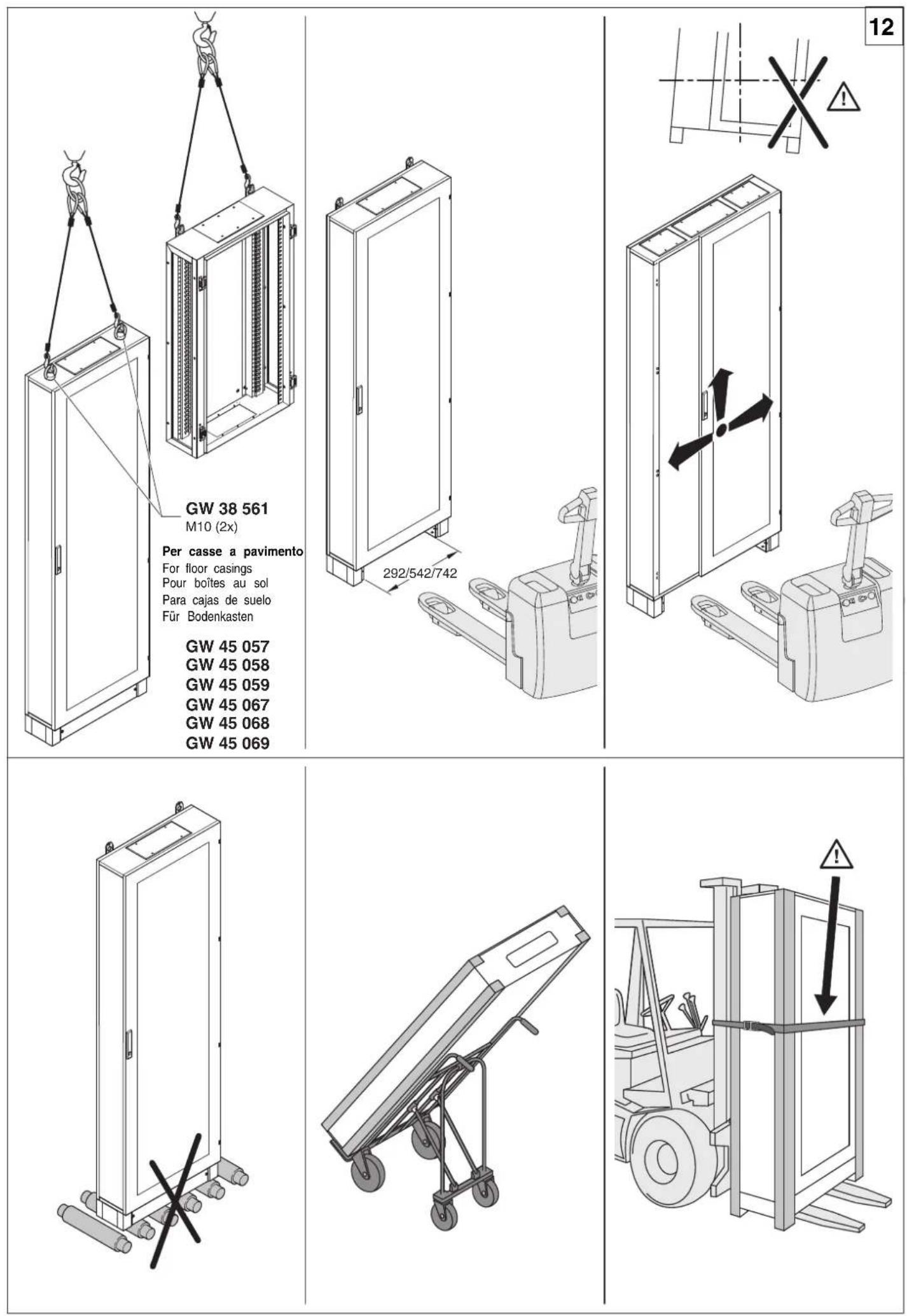 Gewiss GW45058 - MONTAGGIOZOCCOLO - ASSEMBLY OF BLOCK MOUNT - MONTAGE DU SOCLE - MONTAJE ZOCALO - MONTAGE DER SOCKEL - 29