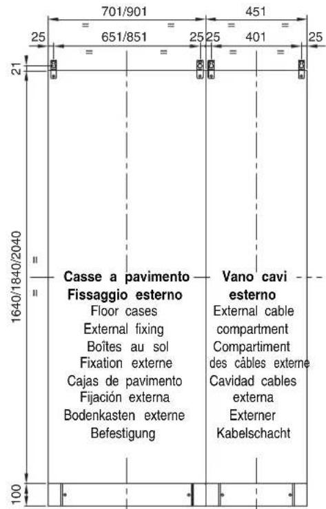 Gewiss GW45058 - MONTAGGIOZOCCOLO - ASSEMBLY OF BLOCK MOUNT - MONTAGE DU SOCLE - MONTAJE ZOCALO - MONTAGE DER SOCKEL - 8