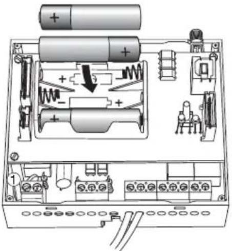 Gewiss GW90821 - EINSETZEN DER BATTERIE - 2