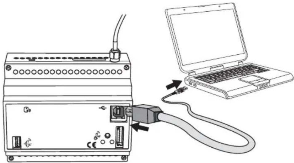 Gewiss GW90821 - CONNEXION PC - DISPOSITIF DE CONTROLÀ DISTANCE - 1
