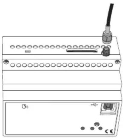Gewiss GW90815 - Positionierung und Anschluss der Antenne - 1