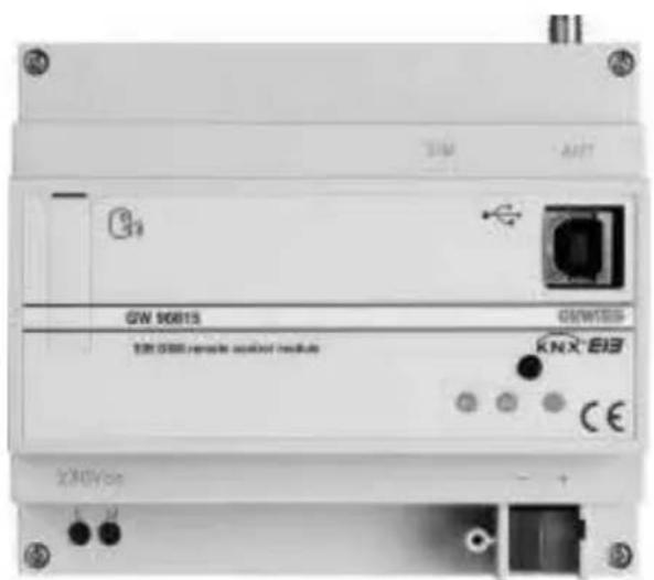 Gewiss GW90815 - ▶ Remotizzatore GSM EIB - da guida DIN - 3