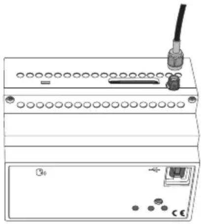 Gewiss GW90815 - Aerial position and connection - 1