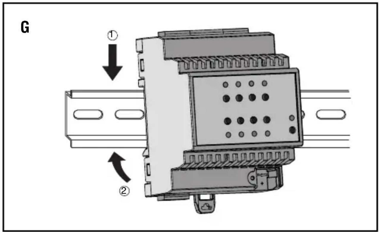 Gewiss GW90857 - ② Connessione cavo bus - 3