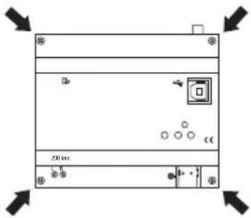Gewiss GW90861 - EINSETZEN DER BATTERIEN - 1