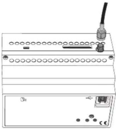 Gewiss GW90861 - Posizionamento e connessione antenna - 1