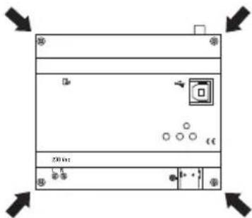 Gewiss GW90861 - INSERTING THE BATTERIES - 1