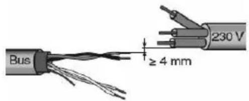 Gewiss GW90881 - 4.1Warnings for KNX/EIB installation - 1