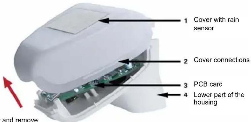 Gewiss GW90881 - Pre-arrangement of the sensor - 1