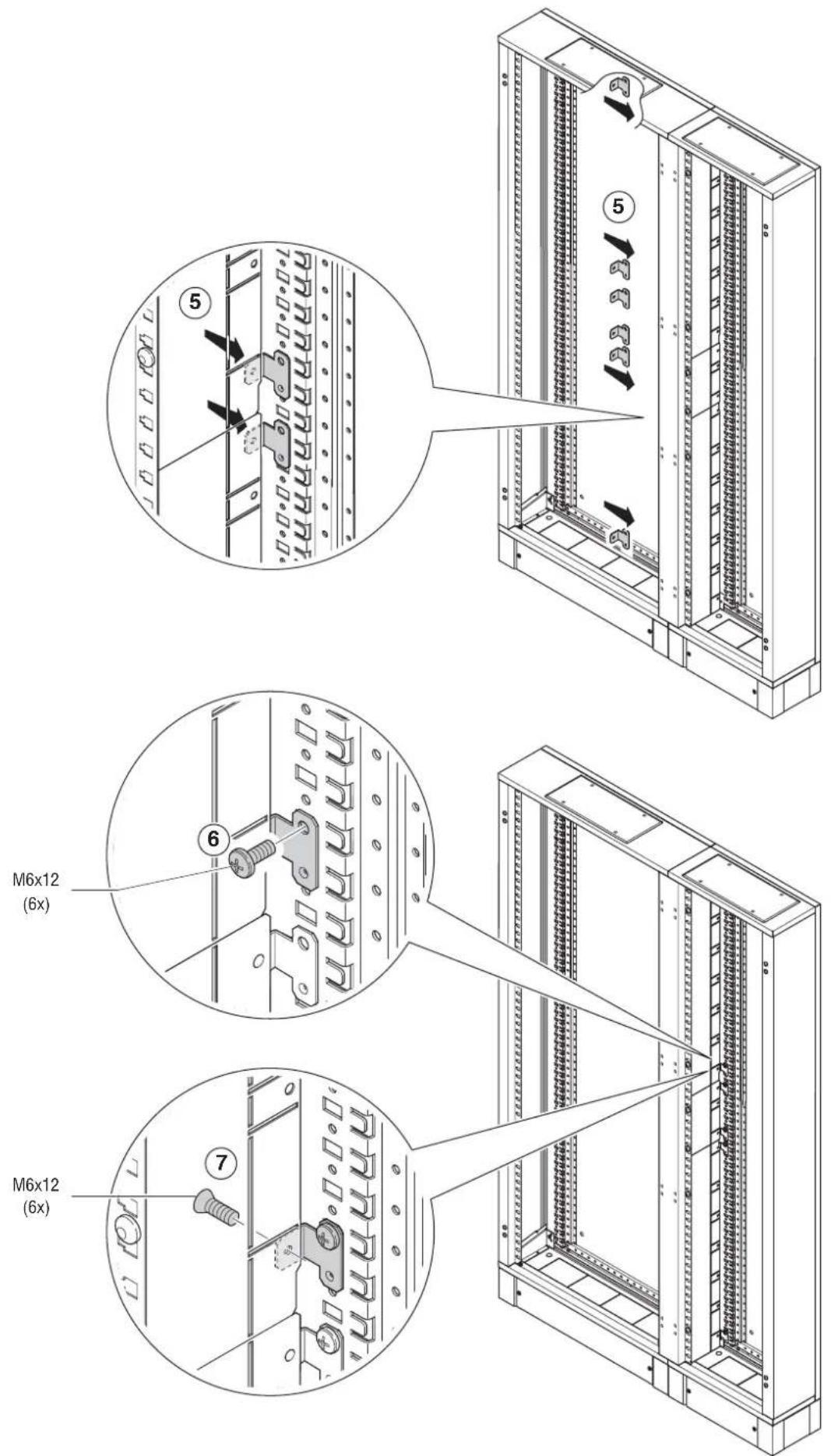 Gewiss GW45447 - MONTAGGIO SEPARATORE VERICALE VANO CAVI INTERNO: GW 45 447 - GW 45 448 - GW 45 449 - 9
