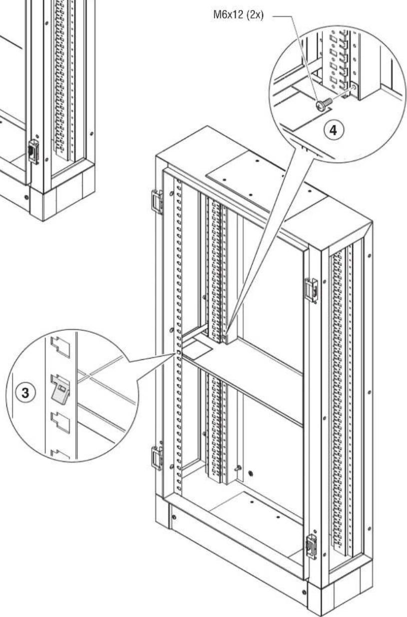 Gewiss GW45458 - MONTAGGIO SEPARATORE ORIZZONTALE: GW 45 453 - GW 45 454 - 2