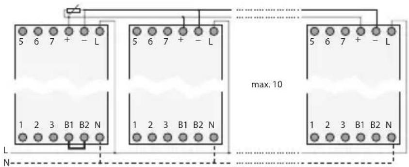 Gewiss GW96891 - Esquema de conexión - 4