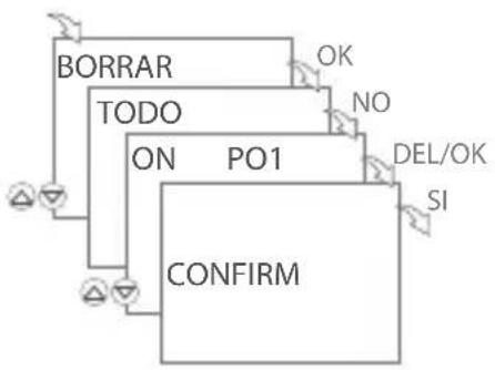 Gewiss GW96891 - BORRAR PROGRAMAS INDIVIDUALES - 1