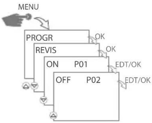 Gewiss GW96891 - Visualizzazione e modifica del programma - 1