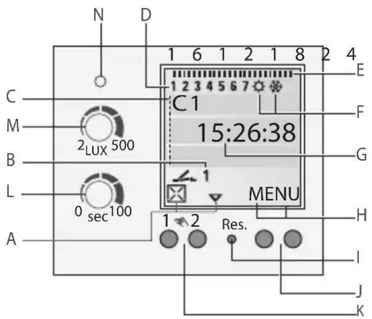 Gewiss GW96891 - Einstellung der Verzögerungszeit - 1