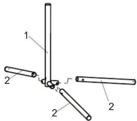 EXIT MultiSport Net 3000 - Components / Komponenten / Onderdelen / Composants - 5