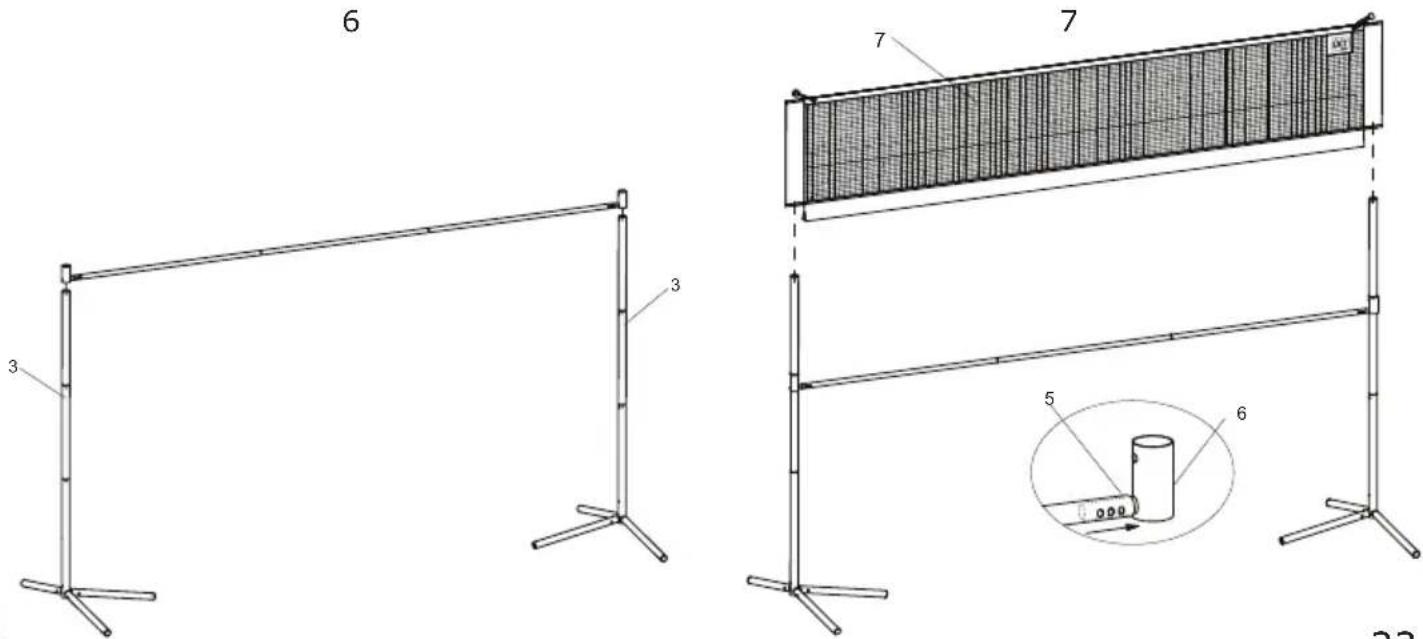 EXIT MultiSport Net 3000 - Components / Komponenten / Onderdelen / Composants - 13