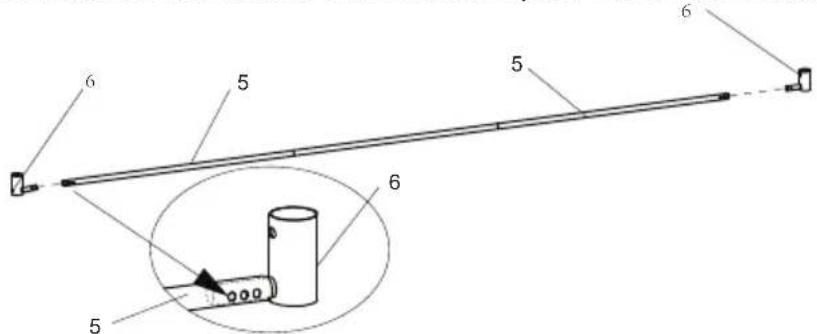 EXIT MultiSport Net 3000 - Components / Komponenten / Onderdelen / Composants - 12