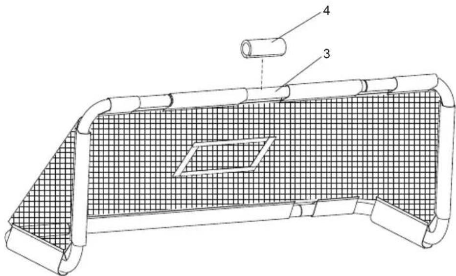 EXIT Panna Goal - Assembly steps / Montageschritte / Montage / Assemblée - 5