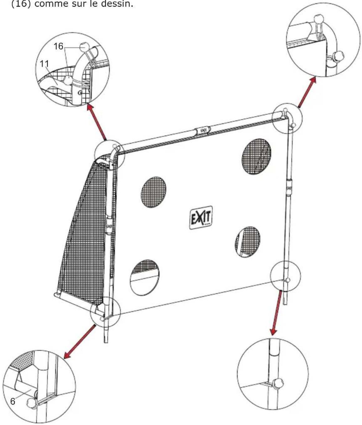 EXIT Coppa Goal - Components / Komponenten / Onderdelen / Composants - 30