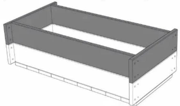 EXIT Aksent Kids Planter Table L - Assembly / Montage / Montage / L'assemblage - 6