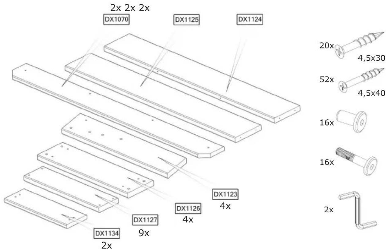 EXIT Aksent Kids Planter Table L - Assembly / Montage / Montage / L'assemblage - 1