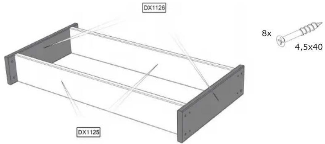 EXIT Aksent Kids Planter Table L - Assembly / Montage / Montage / L'assemblage - 3