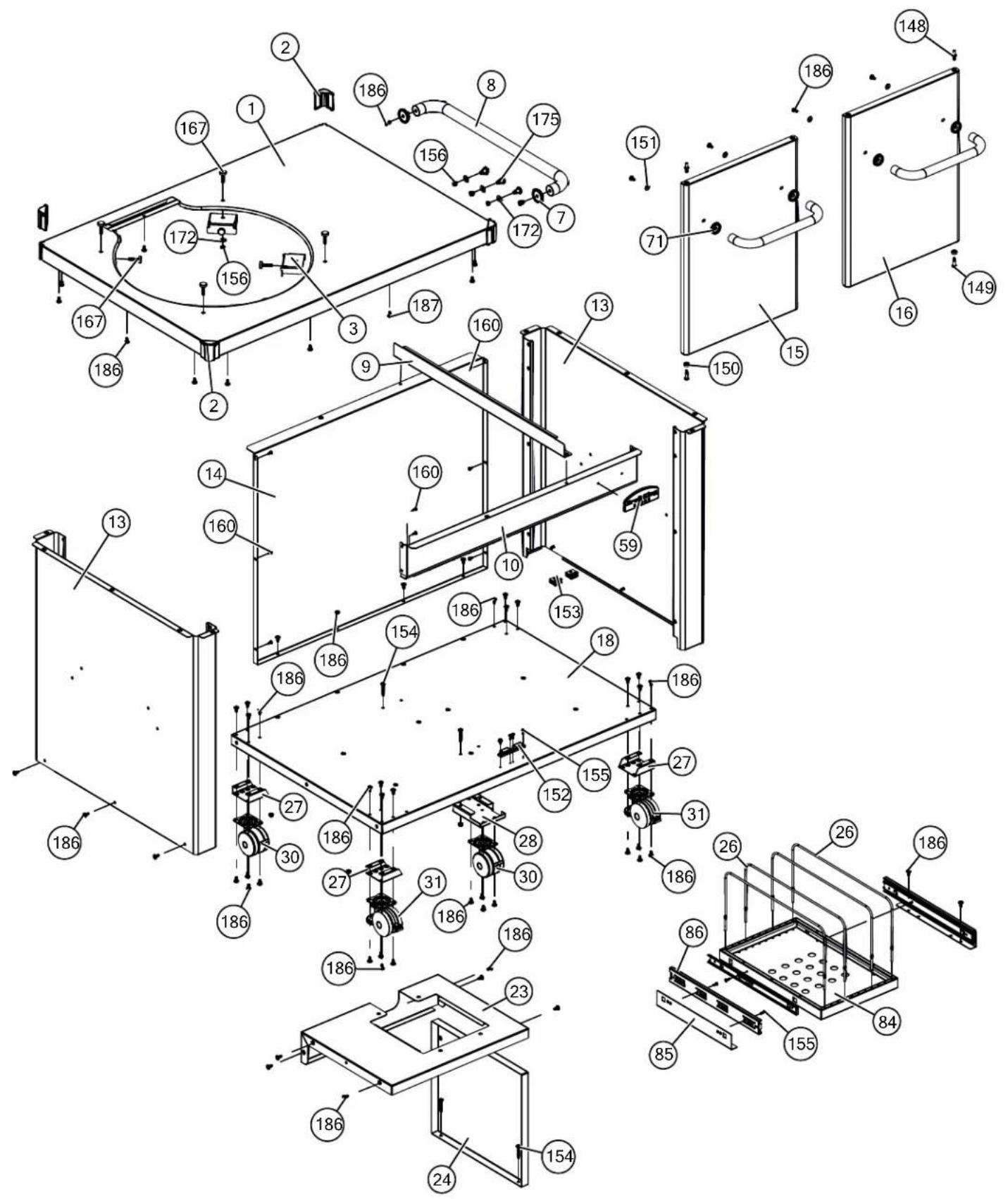 Broil King Keg Cabinet 911500 - 24 - 2