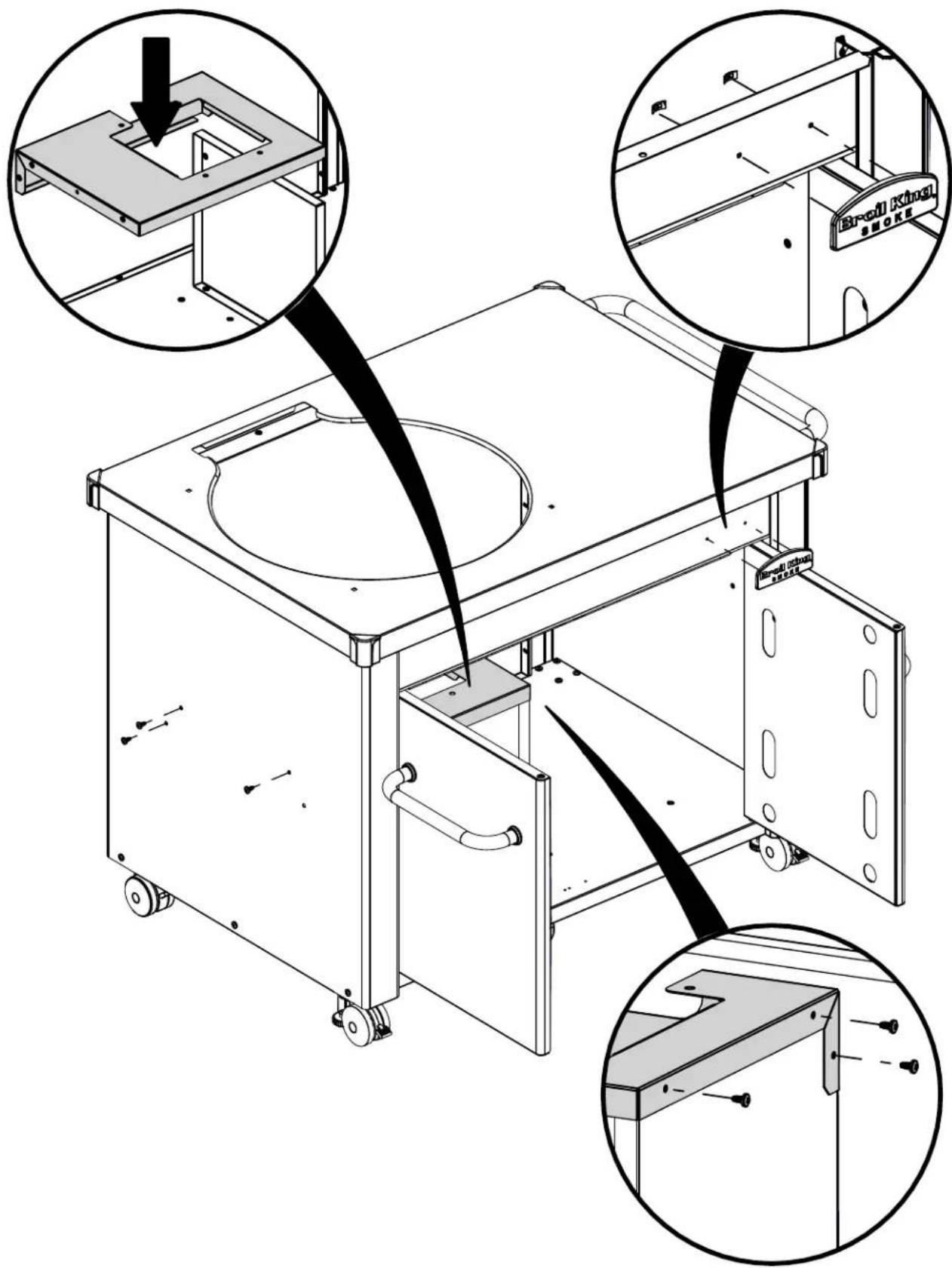 Broil King Keg Cabinet 911500 - 17 - 2