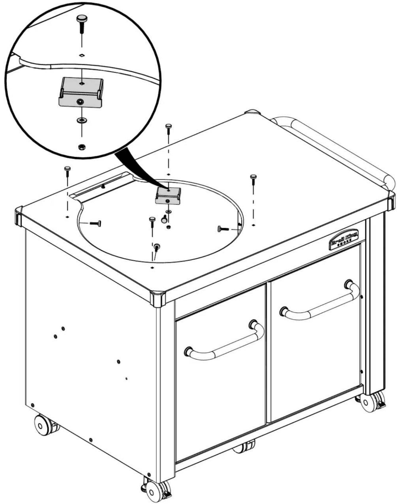 Broil King Keg Cabinet 911500 - 20 - 4