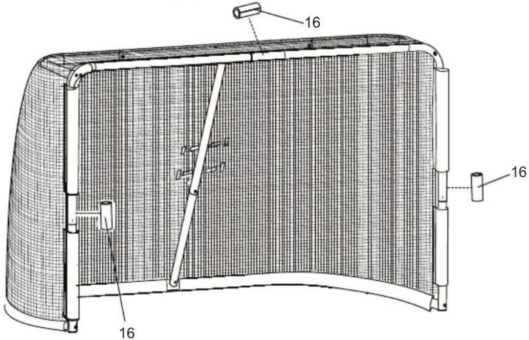 EXIT Sniper Ice Hockey Goal - Components / Komponenten / Onderdelen / Composants - 12