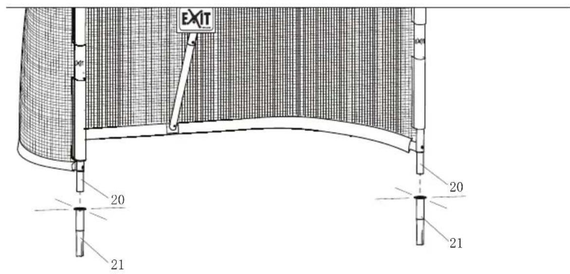 EXIT Sniper Ice Hockey Goal - Components / Komponenten / Onderdelen / Composants - 19
