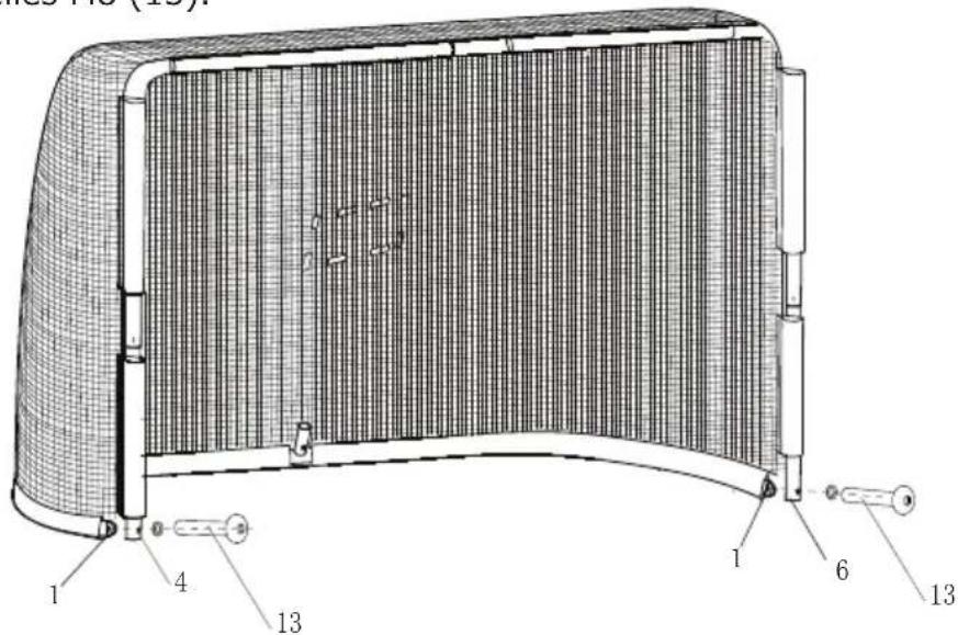 EXIT Sniper Ice Hockey Goal - Components / Komponenten / Onderdelen / Composants - 6