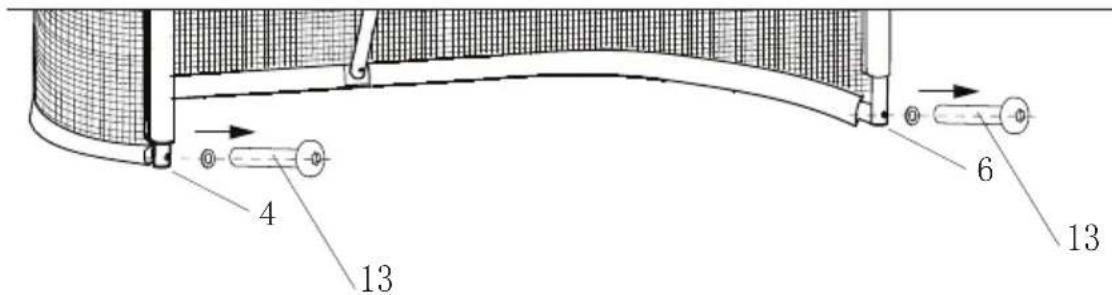 EXIT Sniper Ice Hockey Goal - Components / Komponenten / Onderdelen / Composants - 14