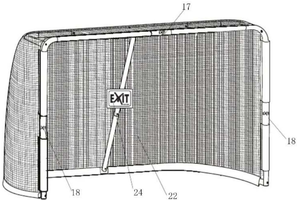 EXIT Sniper Ice Hockey Goal - Components / Komponenten / Onderdelen / Composants - 13