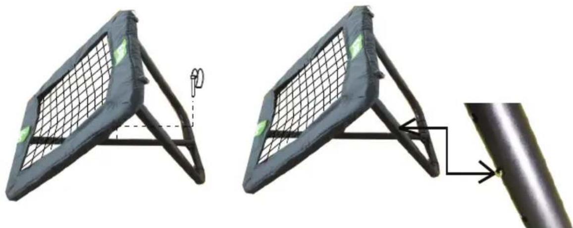 EXIT Kickback Rebounder M - Assembly steps / Montageschritte / Montage / Assemblée - 5