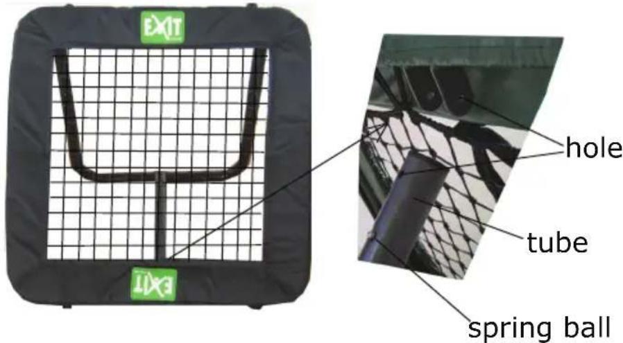 EXIT Kickback Rebounder M - Assembly steps / Montageschritte / Montage / Assemblée - 1