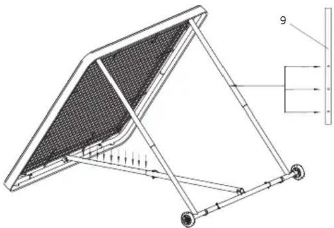 EXIT Kickback Rebounder XL - Components / Komponenten / Onderdelen / Composants - 15