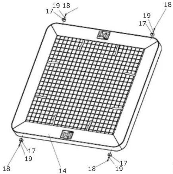 EXIT Kickback Rebounder XL - Components / Komponenten / Onderdelen / Composants - 14