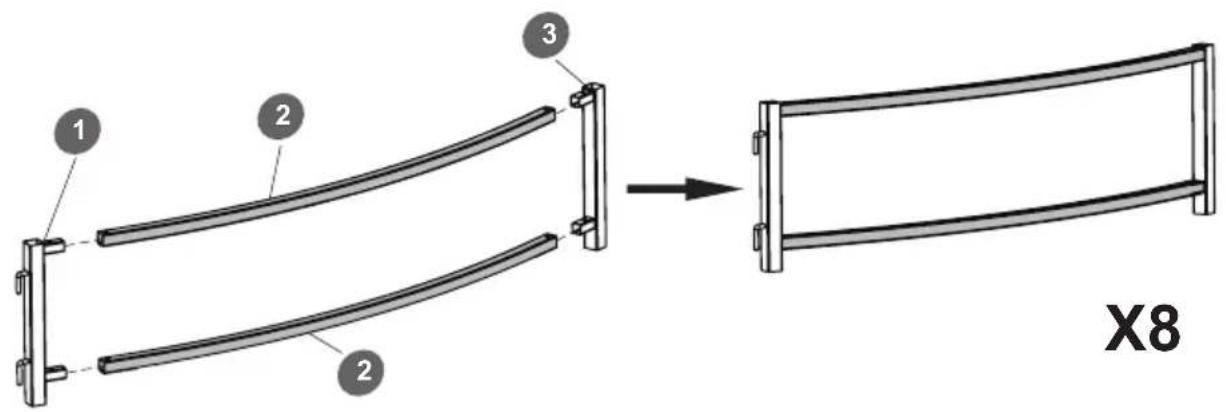 EXIT PannaField Round - Step 1 / Schritt 1 / Stap 1 / Étape 1 / Trin 1 - 1