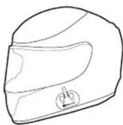 MIDLAND C1141 - Descrizioneistema di fissaggio al casco - 1