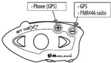 MIDLAND C1141 - BTNext yksikon parittaminen muuhun Bluetooth liafteeseen - 1