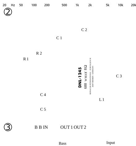 Monacor DNL1245 - Caractéristiques techniques - 2