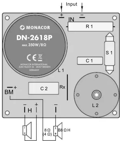 Monacor DN2618P - Caractéristiques techniques - 3