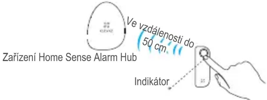 EZVIZ Alarm Starter Kit - • Možnost 2 Přidání pomocí zařízení Home Sense Alarm Hub - 1
