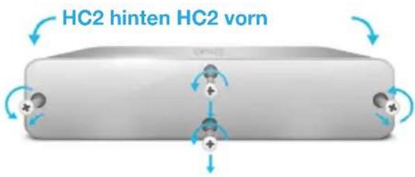 Fibaro Home Center 2 - Schrauben Sie die linke Seitenwand ab. - 1