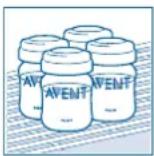 PHILIPS AVENT SCD236 - Aufbewahrung abgepumpter Muttermilch - 1