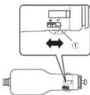 PIONEER NavGate HeadUp SPXHUD01 - EinstellenderGrößedes Zigarettensteckers - 1